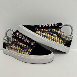 Vans Old Skool Deck Shoes Ace Card Print Sneakers Women's Size 7.5